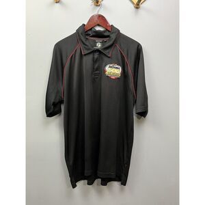 Daytona 500 2008 Polo Shirt Mens XL Fifty Years Embroidered Black Racing‎ Nascar